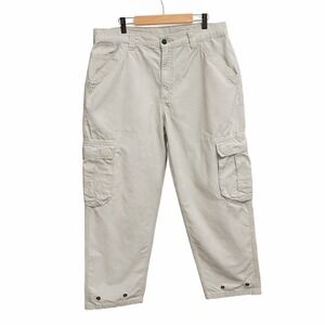 Vintage Y2K Levis Khaki‎ Cargo Pants 34x34 Baggy Skater 90s BDU